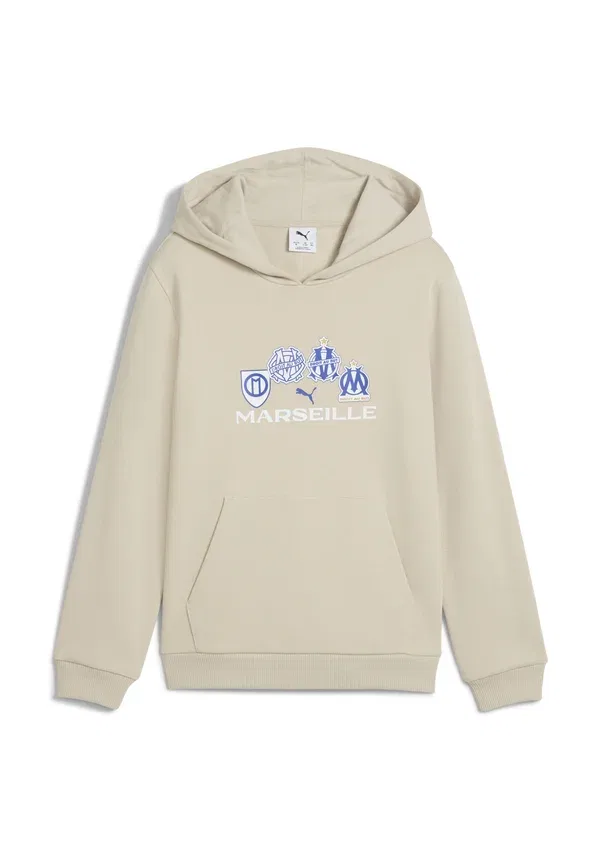 Футболка Olympique de marseille ftblculture club wear Puma, пустынная пыль ярко-синий