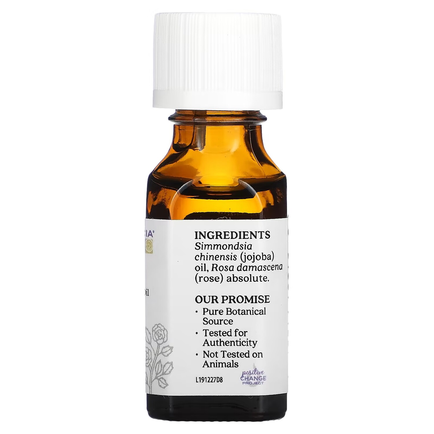 Эфирное масло жожоба и розы Aura Cacia Pure, 15 мл