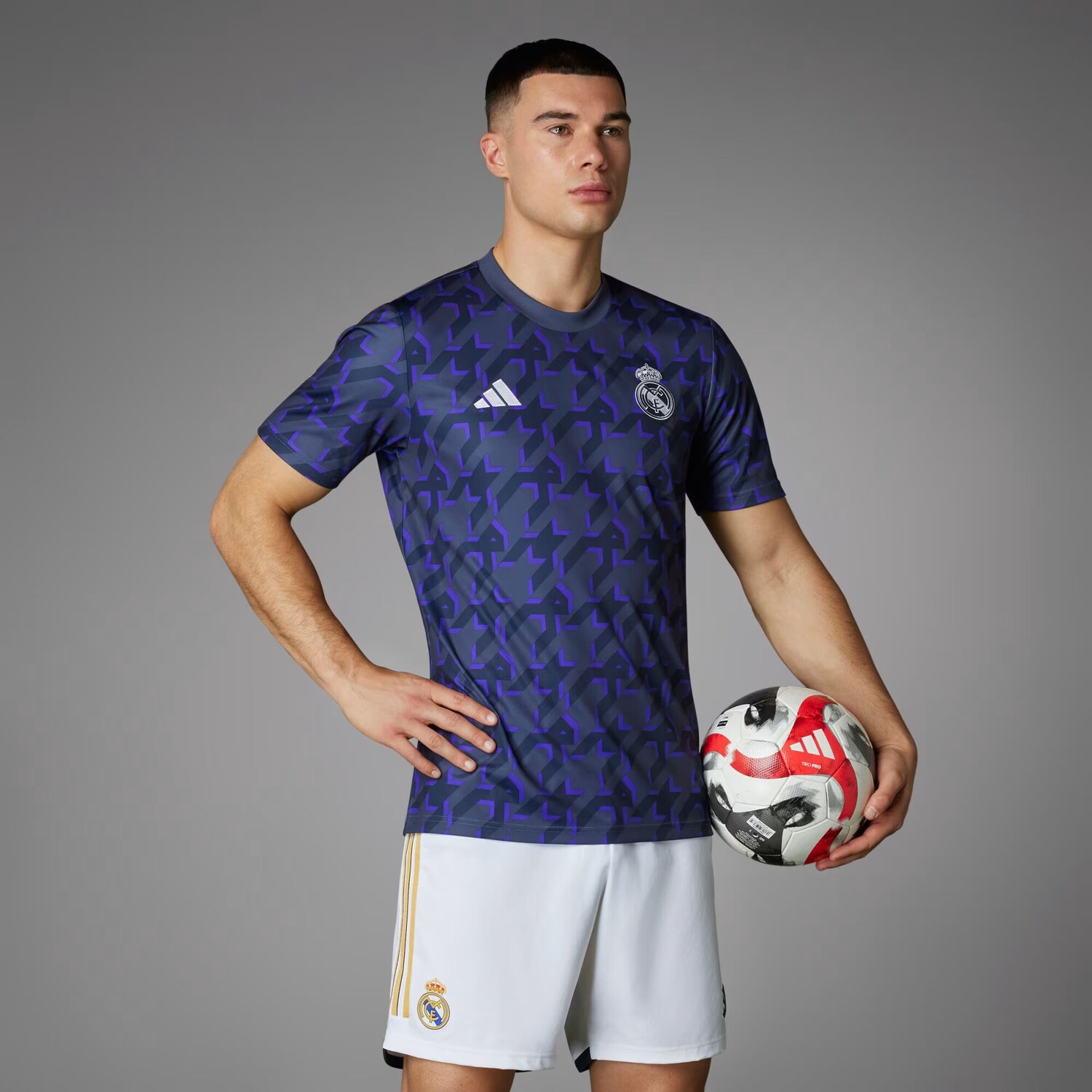 

Предматчевая майка Реал Мадрида Adidas, цвет Shadow Navy