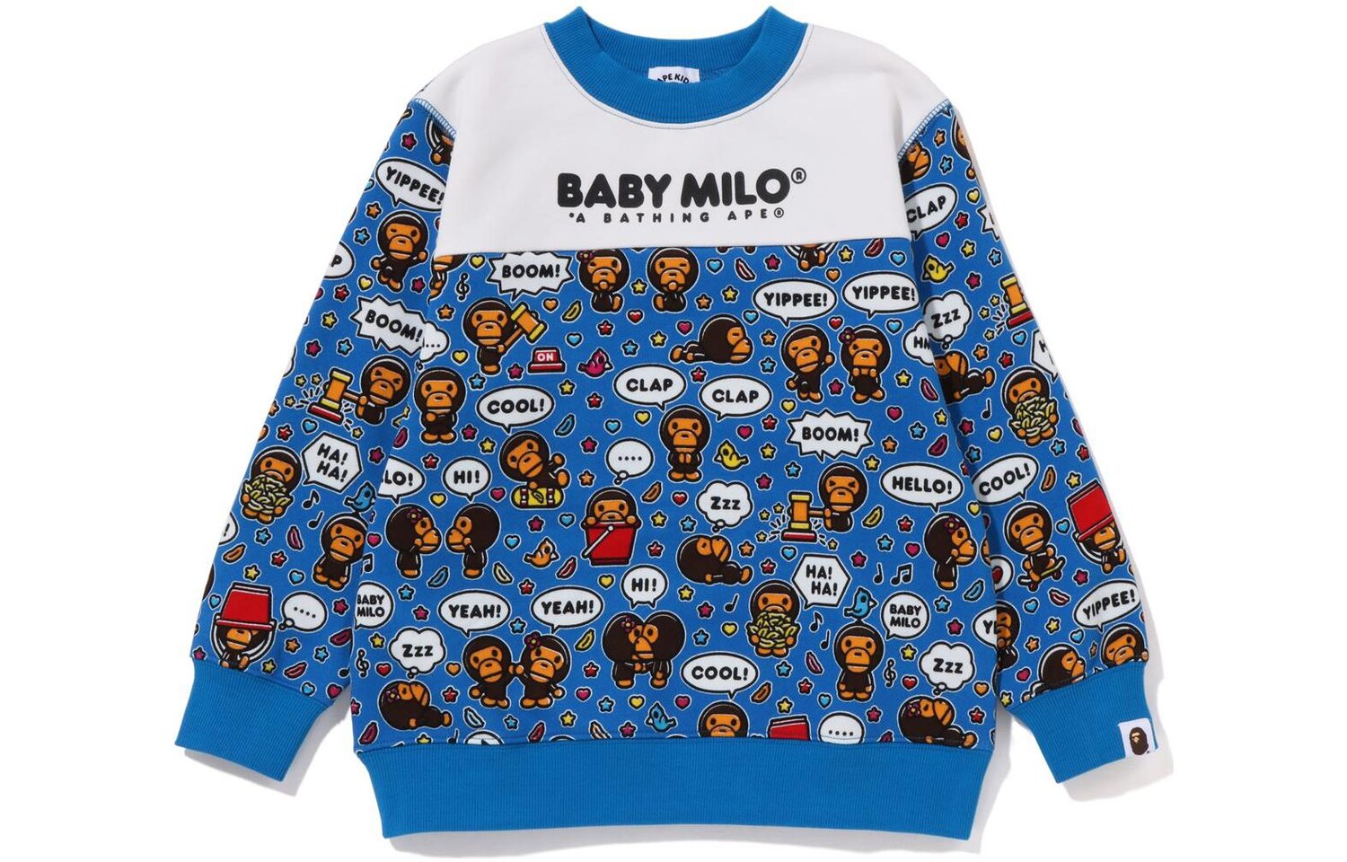 

Детская толстовка A Bathing Ape, синий
