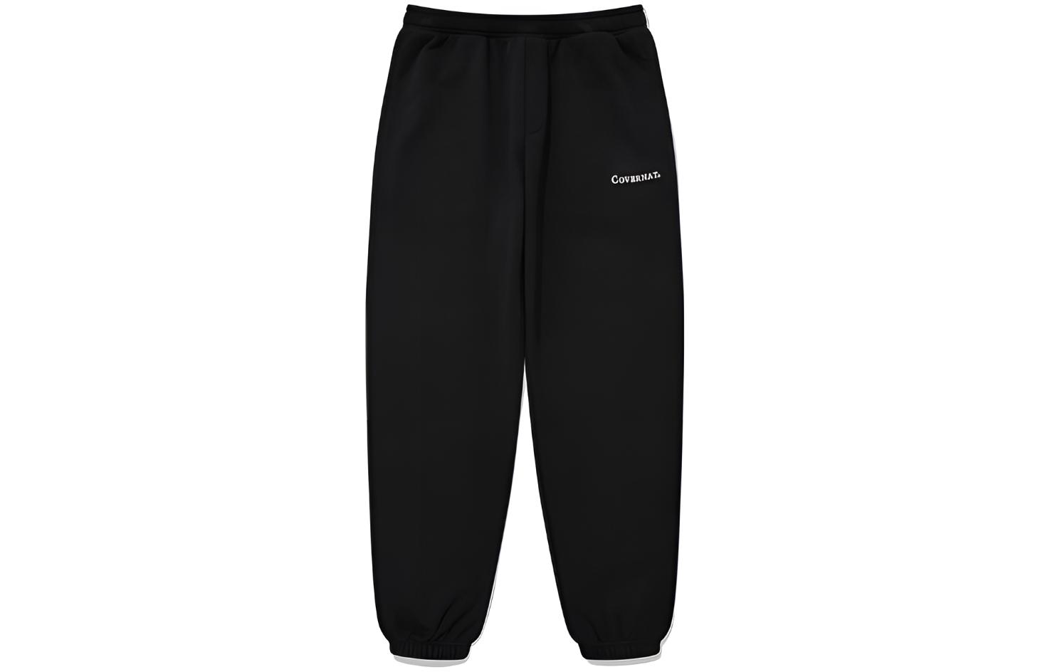 

COVERNAT Вязаные спортивные штаны унисекс черный
