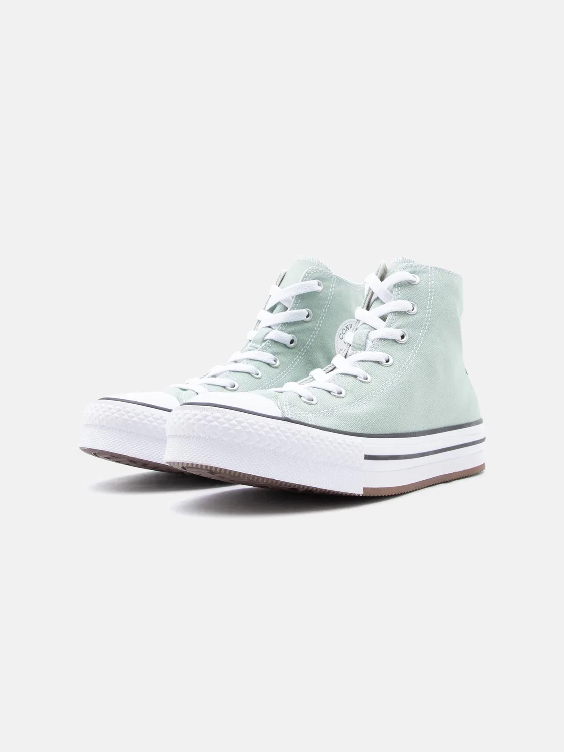 Кроссовки Converse CTAS мятного цвета — фото 2