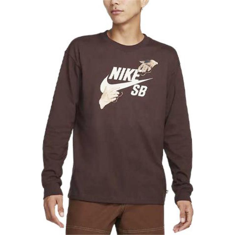 Футболка мужская Earth Umber Nike — фото 4
