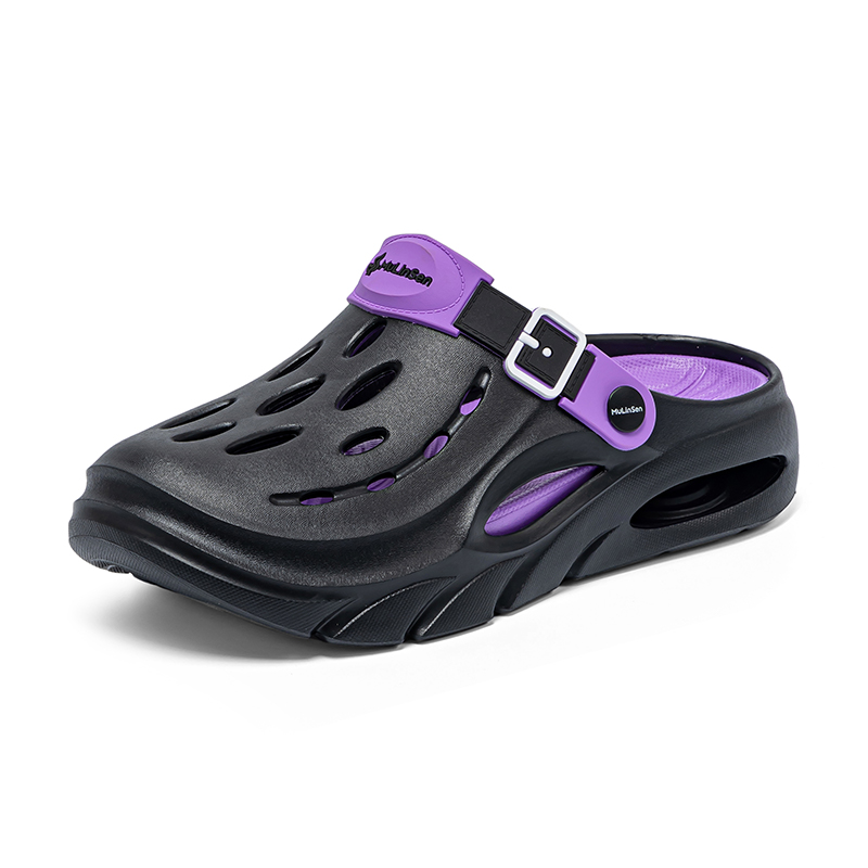 

Mulinsen Клоги мужские черно-фиолетовые, цвет Black Purple