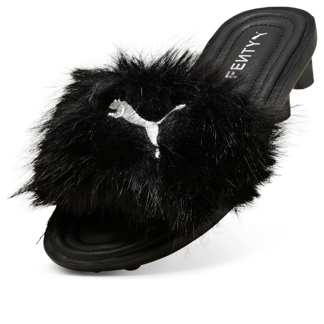 Сандалии (WMNS) PUMA x FENTY Cat Cleat Sandals 'Chic Fur Black' — фото 3