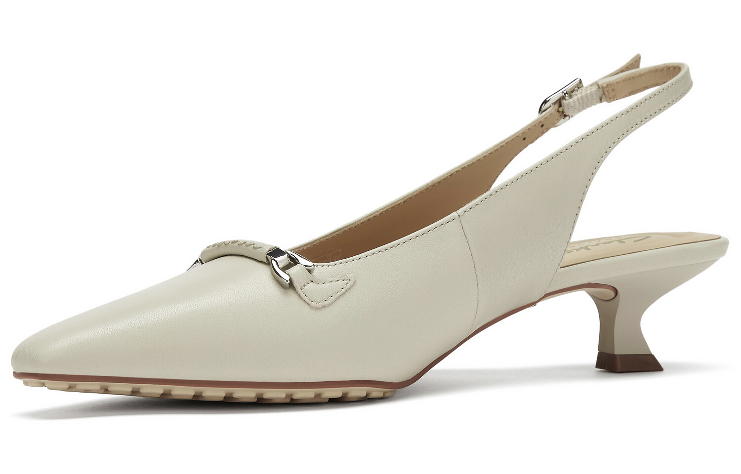Мюли женские Clarks, белый — фото 2
