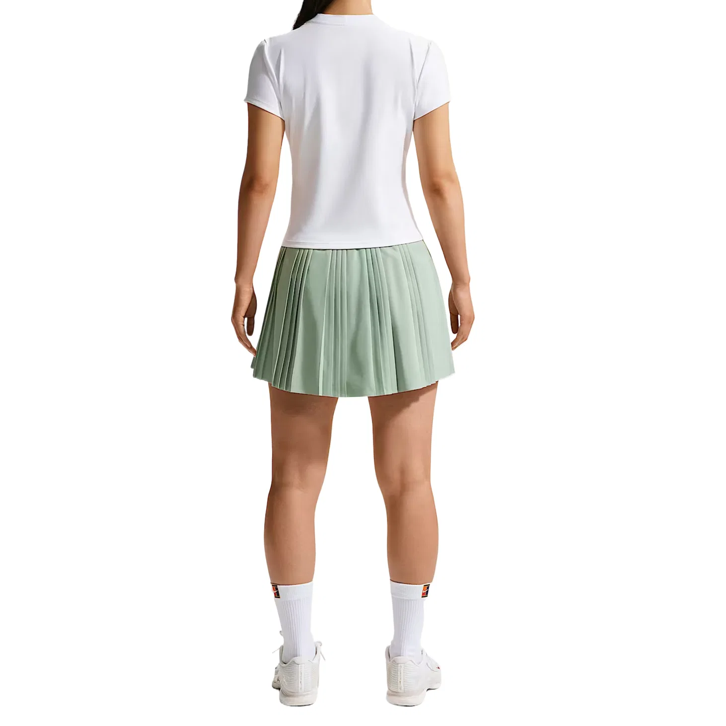 Женская юбка-шорты Court Advantage Casual Nike, Mild Gray Green/White — фото 3