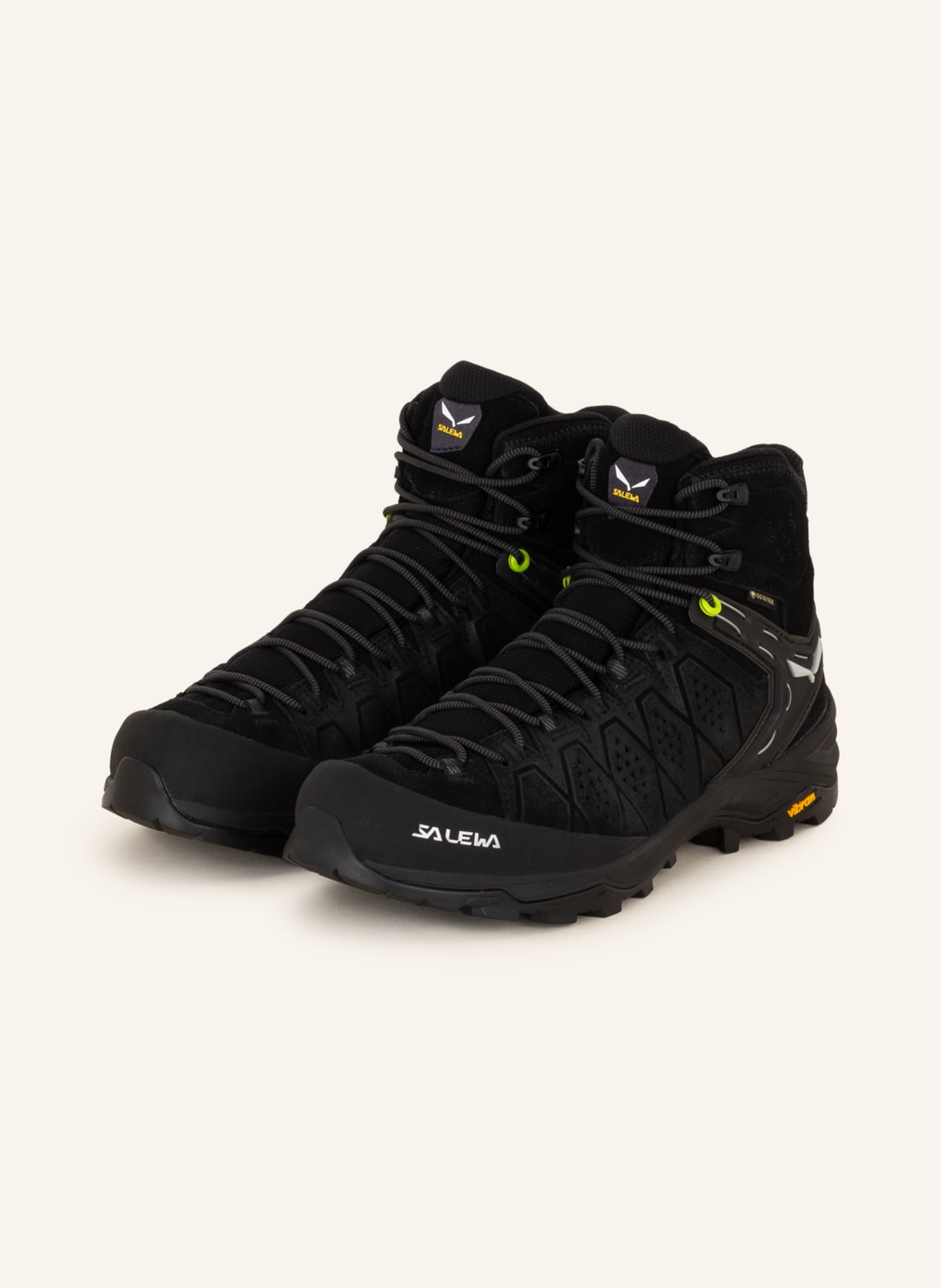 

Треккинговые ботинки alp trainer 2 mid gtx SALEWA, черный