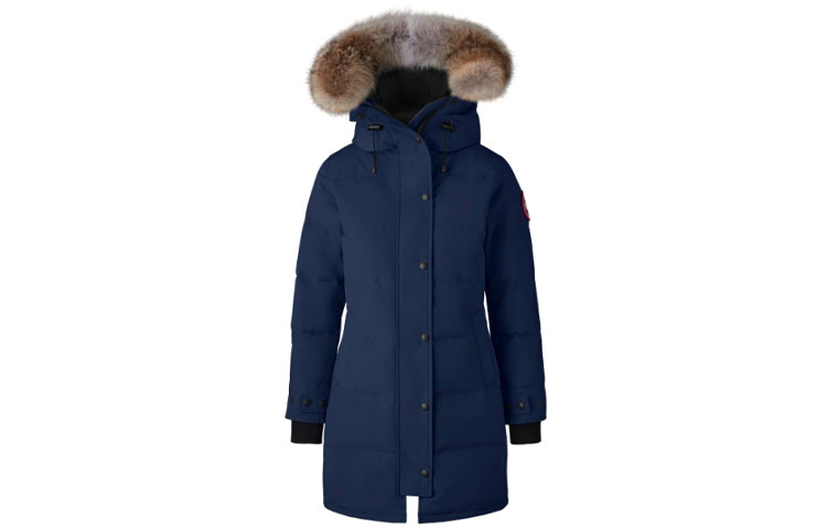 Canada Goose Куртка пуховая Shelburne женская в цвете морская синь, Deep Sea Blue — фото 3