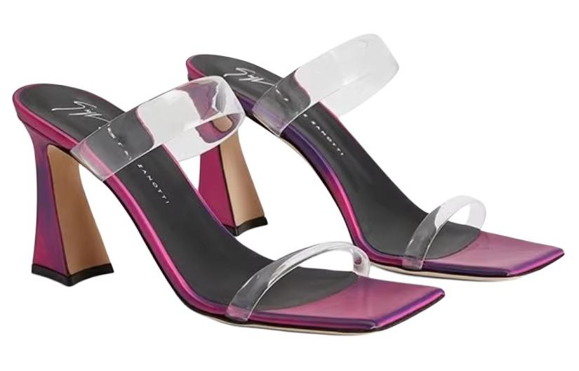 85 мм Faminia Plexi Сандалии Женские Giuseppe Zanotti, Фиолетовые — фото 3