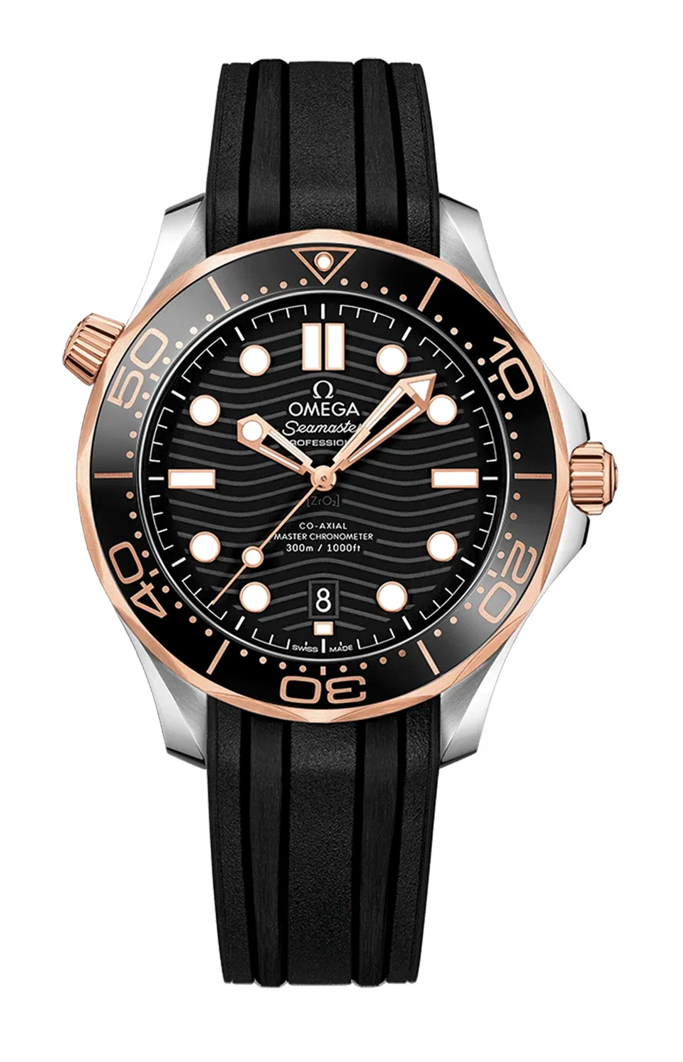 ДАЙВЕР 300М OMEGA CO-AXIAL MASTER CHRONOMETER - 210.22.42.20.01.002, золотой