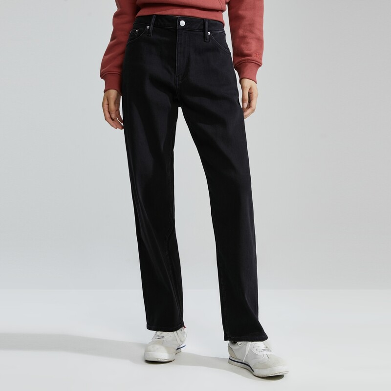 

Джинсы женские Calvin Klein с начесом, черный