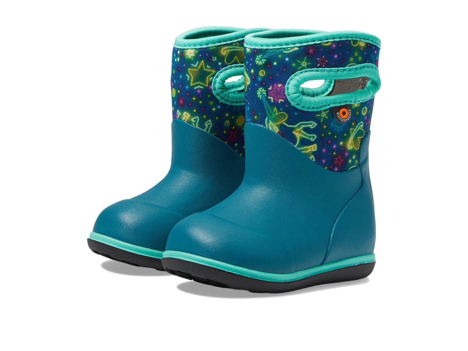 

Ботинки Bogs Kids Baby Classic Neon Unicorn (Toddler)