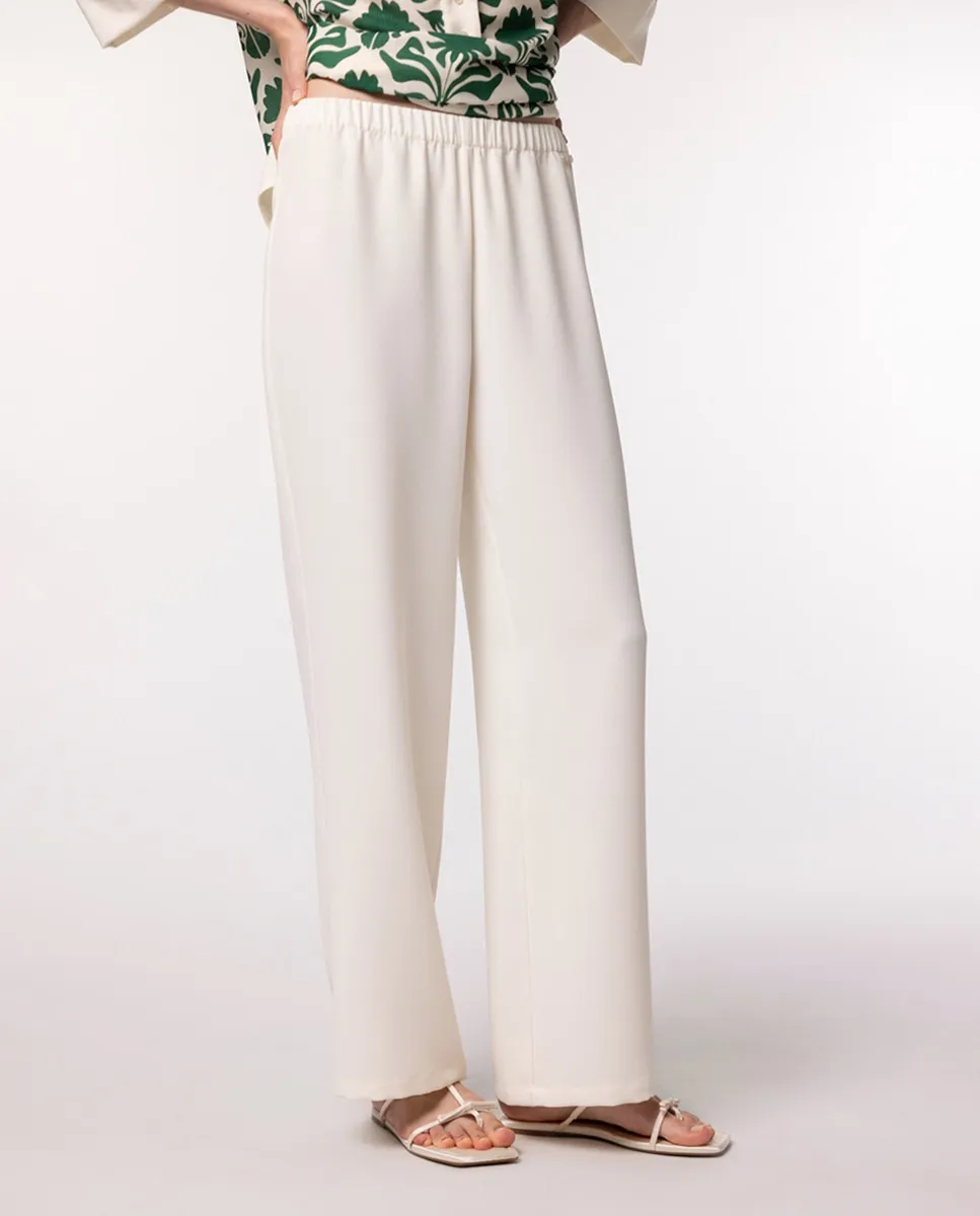 

Широкие и простые женские брюки Naulover, цвет Crudo