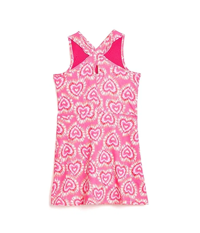Платье A-line с принтом Active A-Line Dress Hatley Kids, Poppy/Ecru — фото 2
