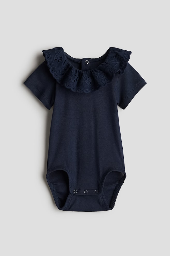 

Боди с воротником H&M, синий
