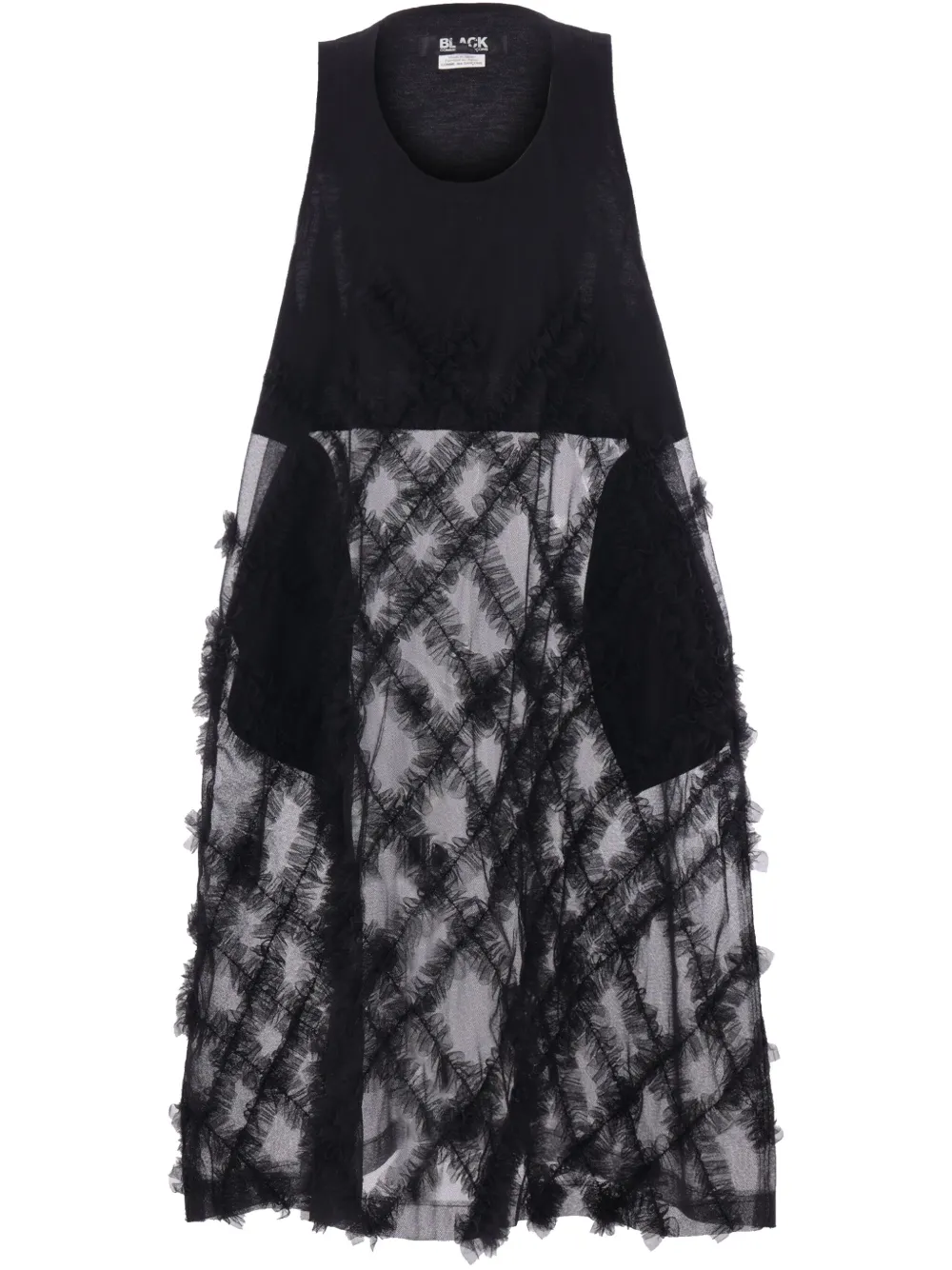 

Топ из тюля Black Comme Des Garçons, черный
