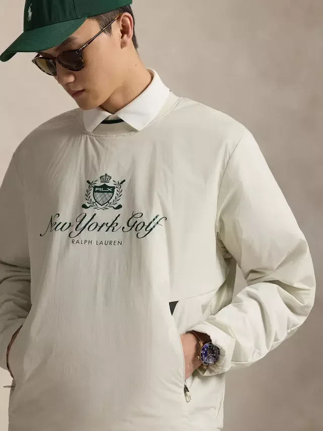 Свитер Polo Golf от Woven Pullover Jumper, цвет Каменная галька Ralph Lauren — фото 3