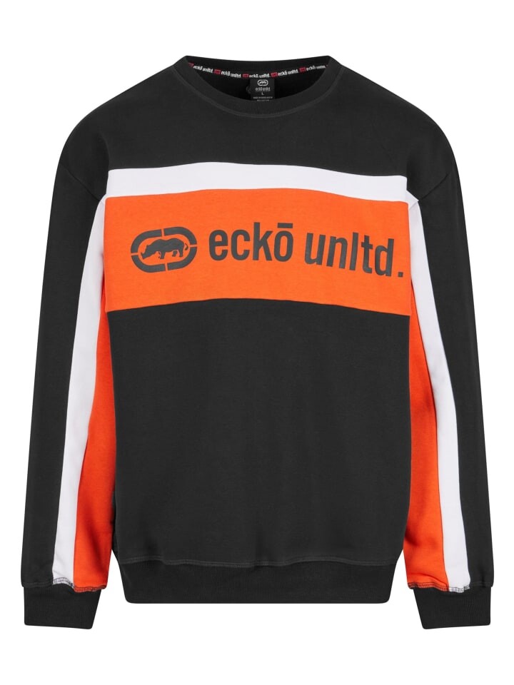 

Толстовка Ecko Unltd. Rundhalsausschnitt, черный
