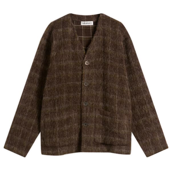 

Кардиган из мохера Our Legacy, цвет dorf check hairy wool