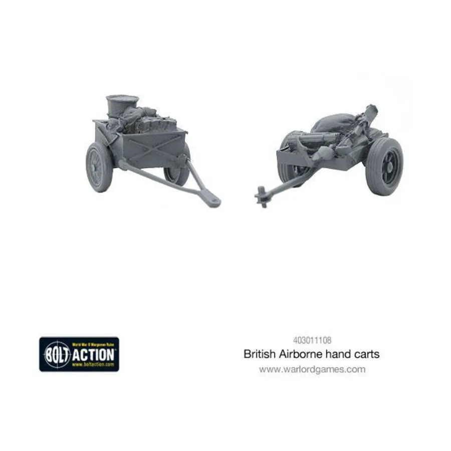 

Ручные тележки, Bolt Action - British Airborne (28mm)