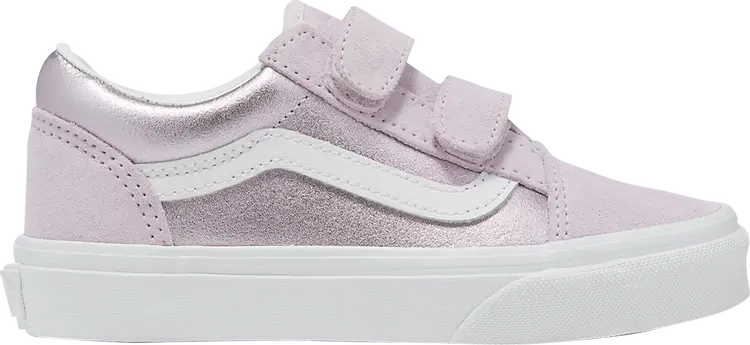 

Кроссовки Old Skool V Kids 'Metallic Lavender', фиолетовый