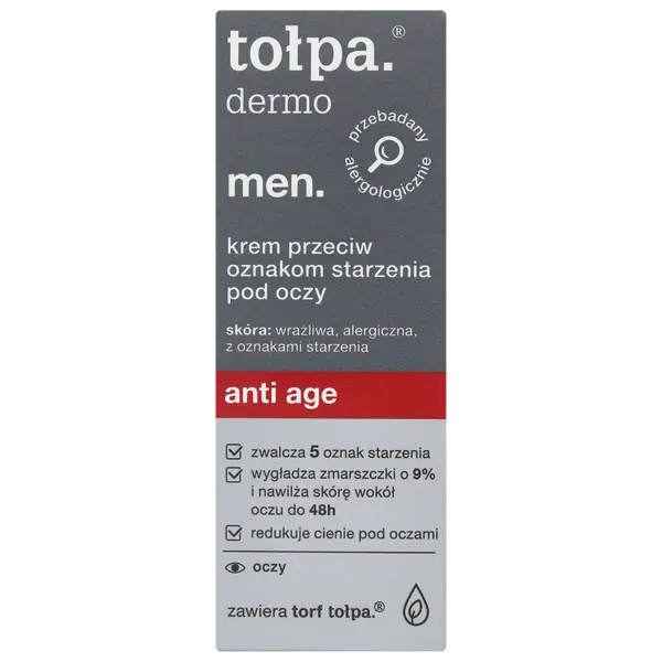 Крем для лица Tołpa — Против старения, Dermo men, 10 мл — фото 2