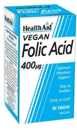 

Фолиевая кислота 90 таблеток Health Aid