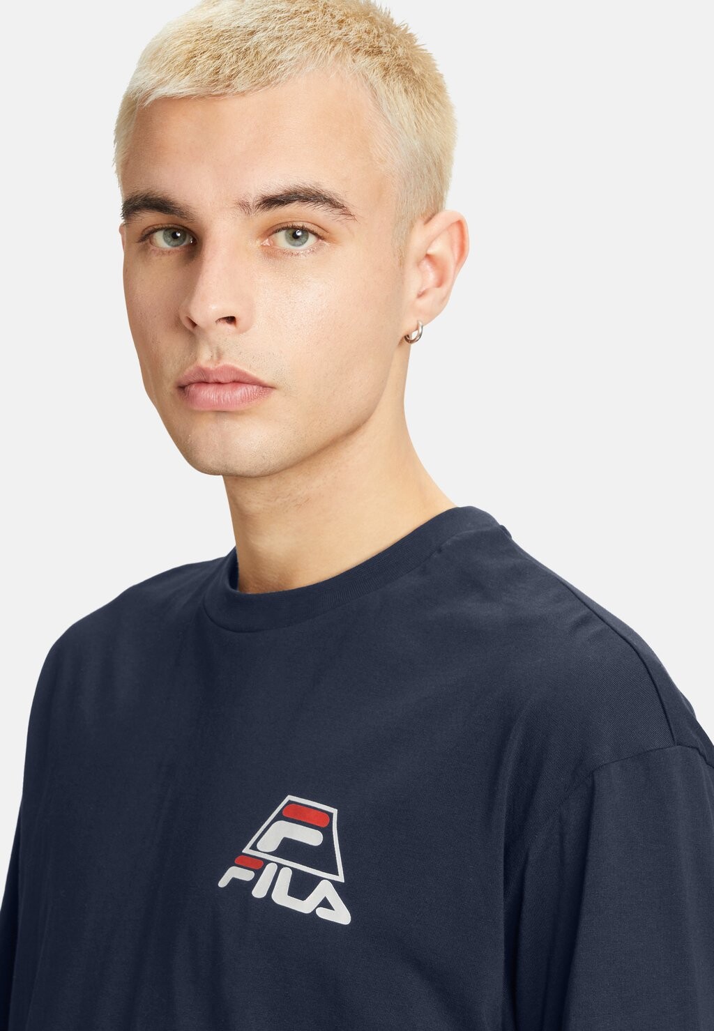 

Футболка с принтом APPAREL LIBEREC Fila, темно-синий