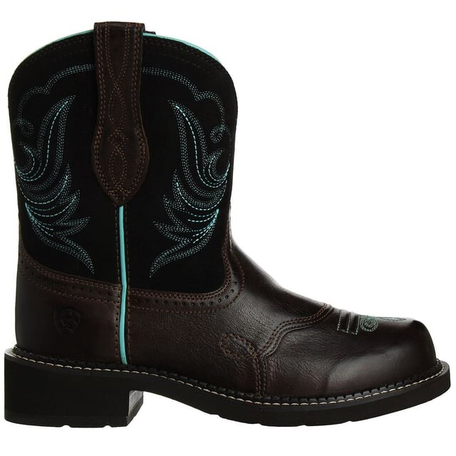 Женские ботинки Ariat Fatbaby Heritage короткие с вышивкой, коричневый