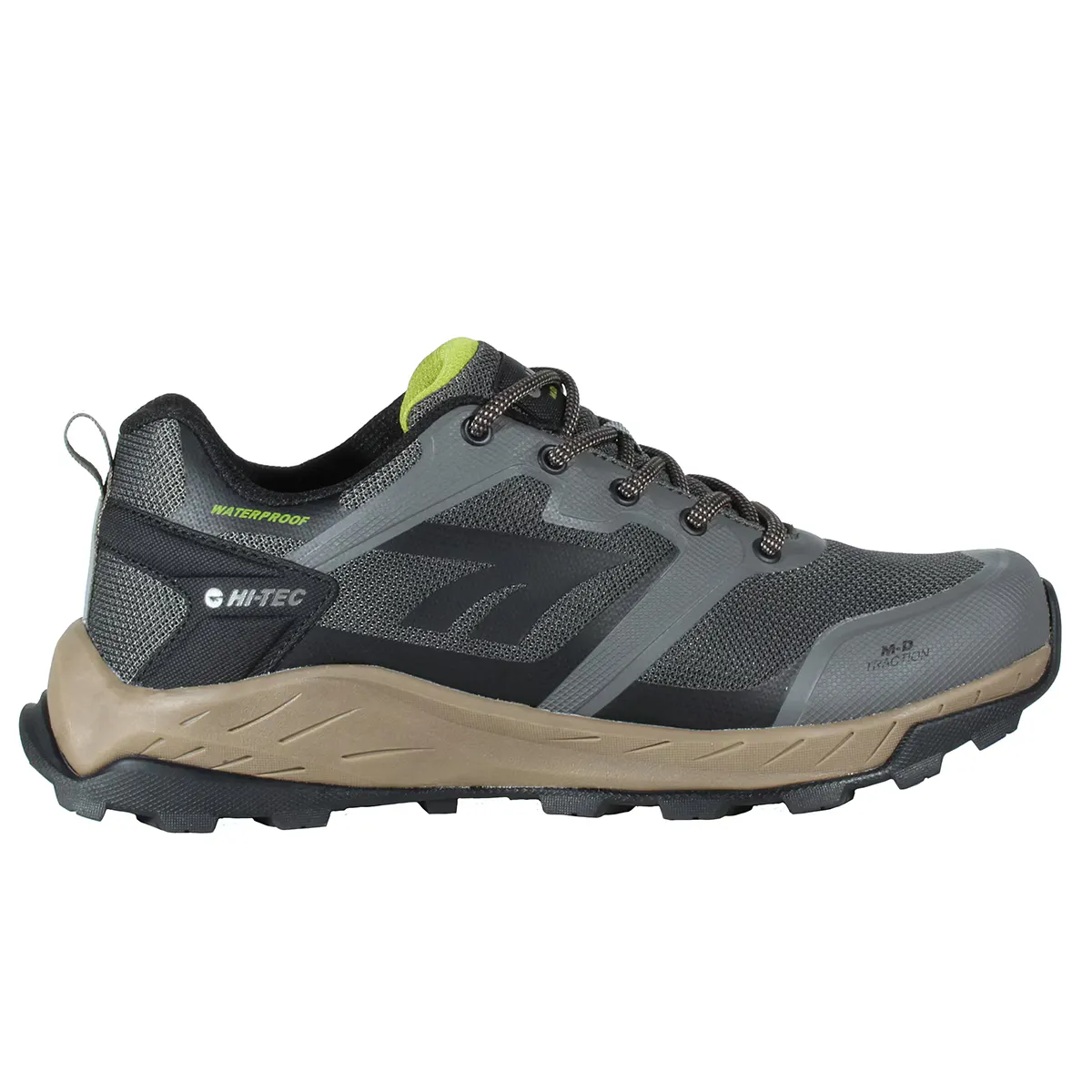 

Мужские походные ботинки Toubkal Low WP Hi-Tec, серый/желтый