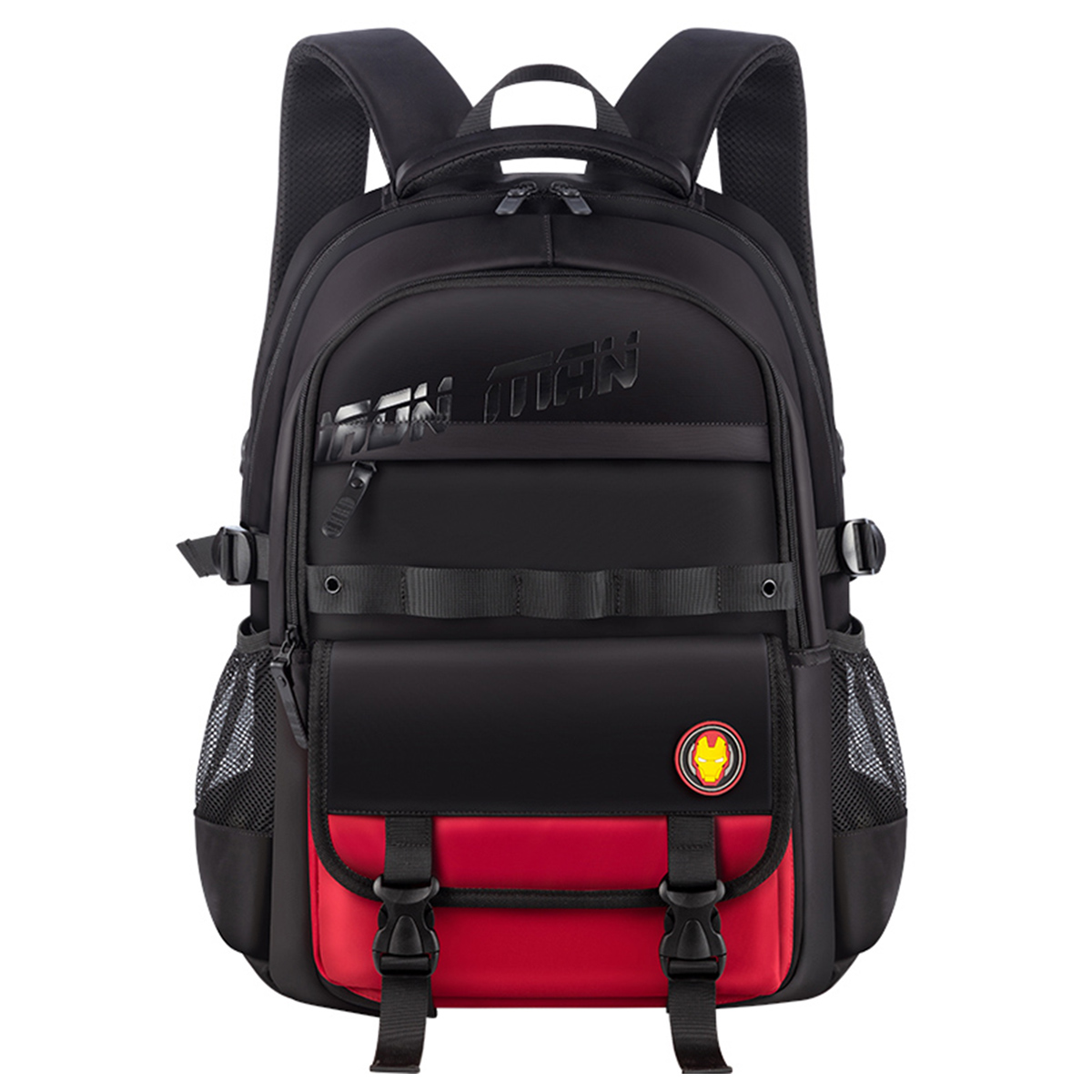 

Disney Полиэстеровый рюкзак унисекс розово-красный темно-синий черно-синий серый, Iron Man [31x15x49cm]