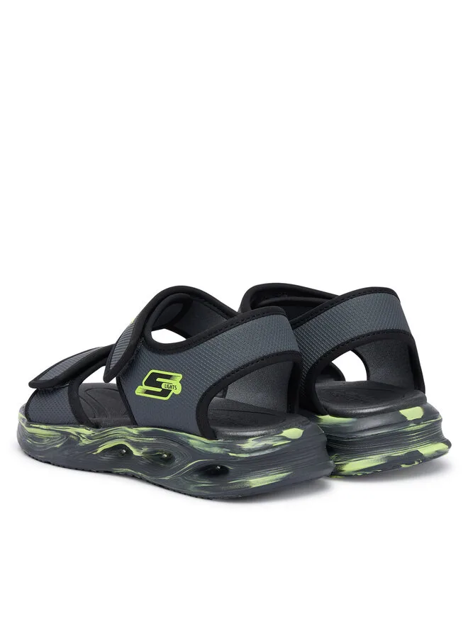 Skechers Сандалии Sola Glow Sandal 407032L/CCBK серые — фото 3