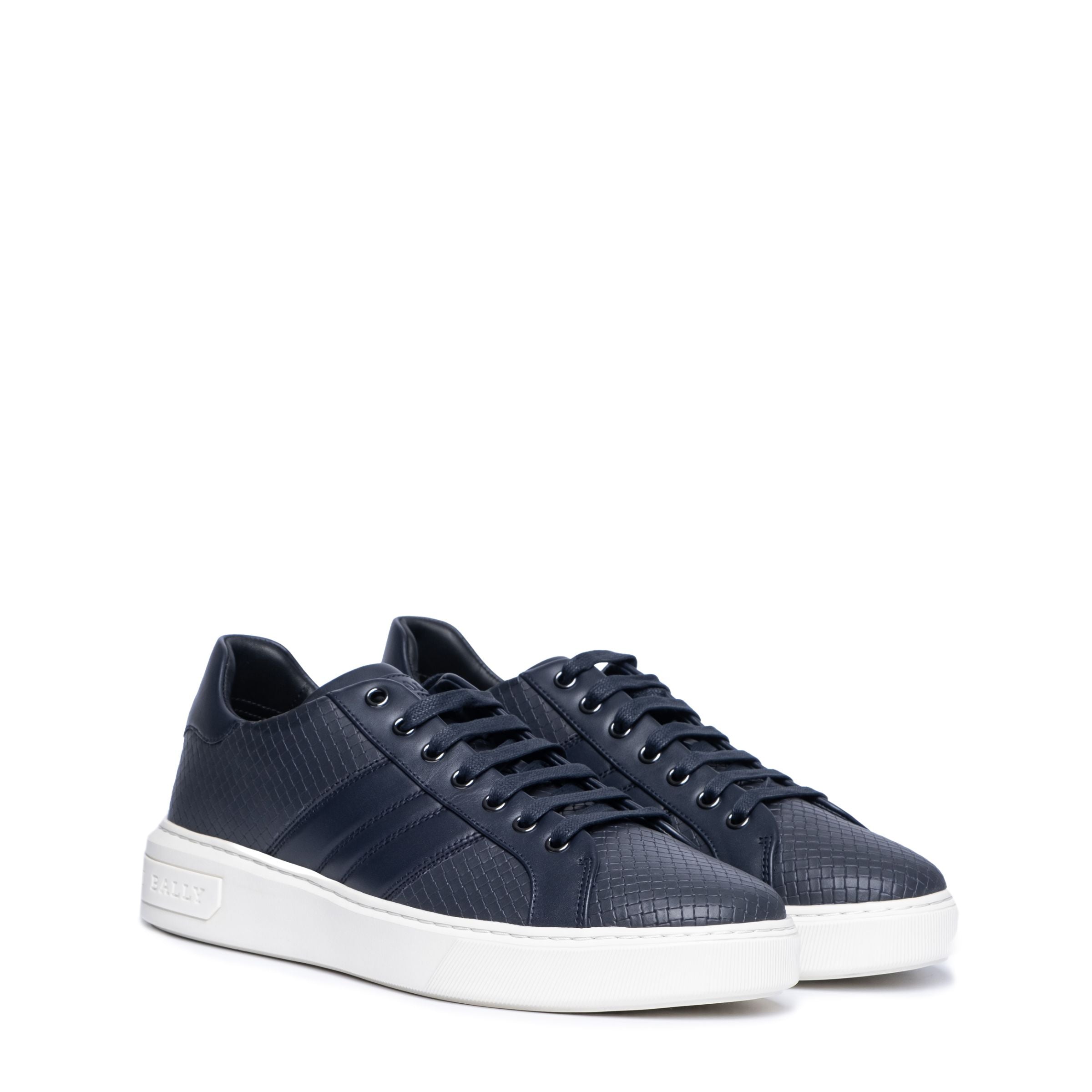 Мужские кроссовки Bally Mirty 6238673 из телячьей кожи Midnight, синий — фото 2