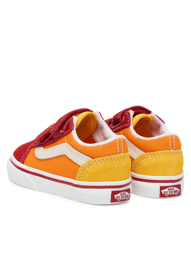 Тканевые кеды Old Skool V Retro VN000CTG4481 Vans, оранжевый — фото 3