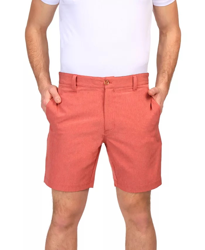

Мужские тонированные меланжевые шорты Performance Shorts Tailorbyrd, красный