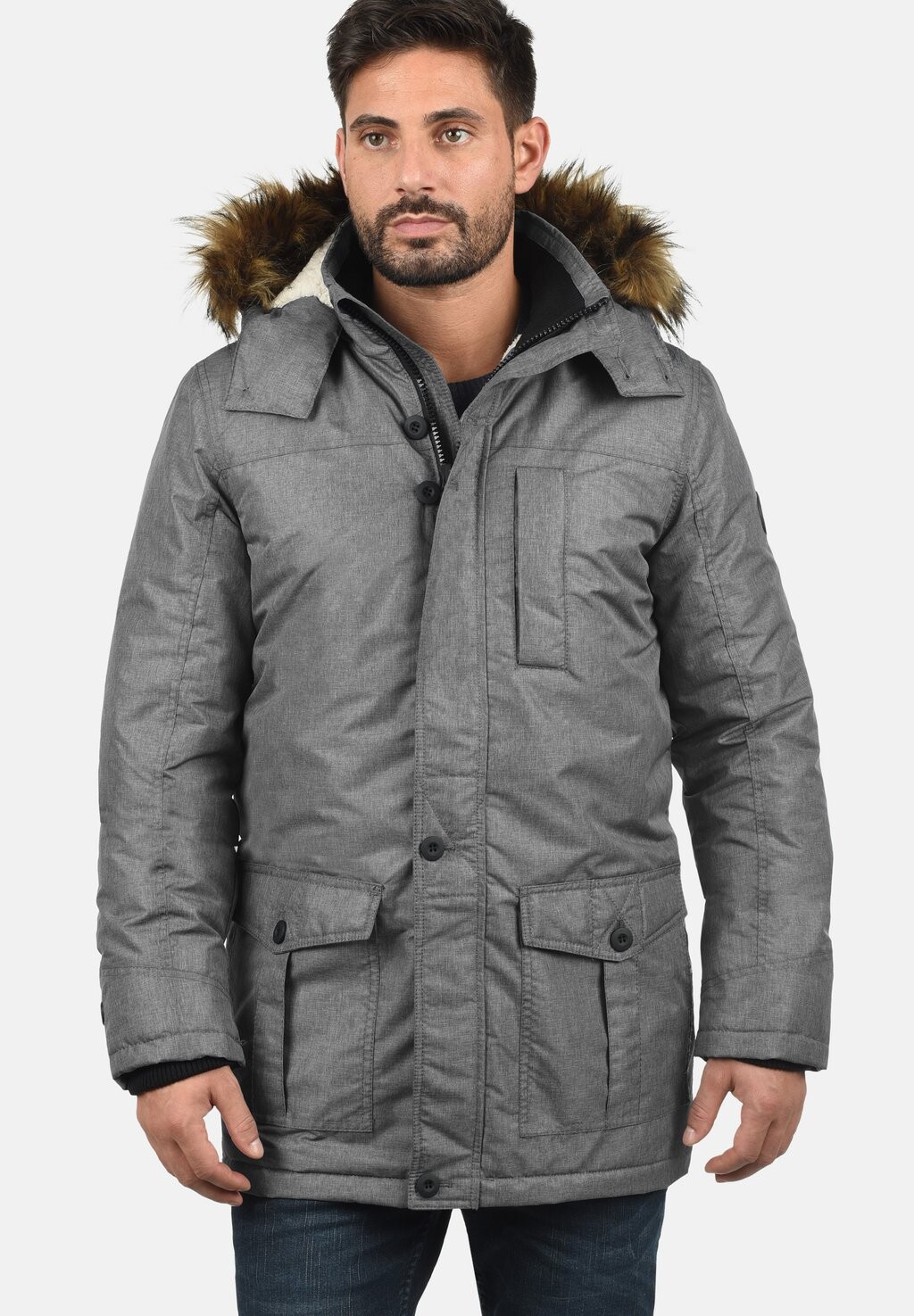 

Зимнее пальто Solid, Серый, Зимнее пальто Solid