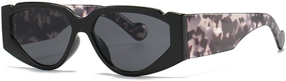 

Солнцезащитные очки UV400 с широкими дужками в стиле панк, градиентной расцветки, для женщин и мужчин, для бега и занятий спортом на открытом воздухе UYPTK, C1 Black-black