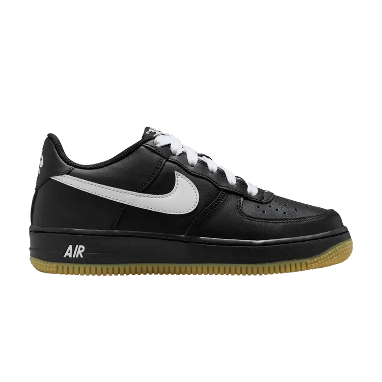 

Кроссовки Air Force 1 LV8 GS 'Black White Gum', черный