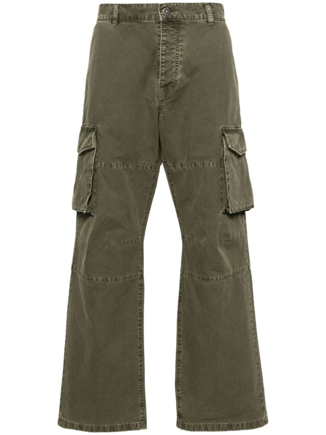 

Golden Goose прямые брюки карго, зеленый