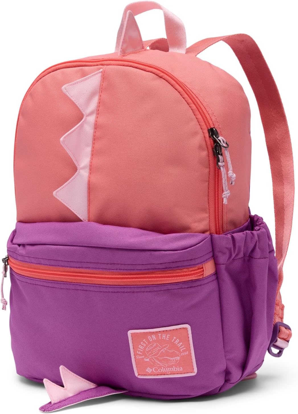 

Columbia Youth Unisex Kitterwibbit рюкзак, Hot Coral/Razzle/Satin Pink, One Size, Dark Stone/Cypress/Red Spark