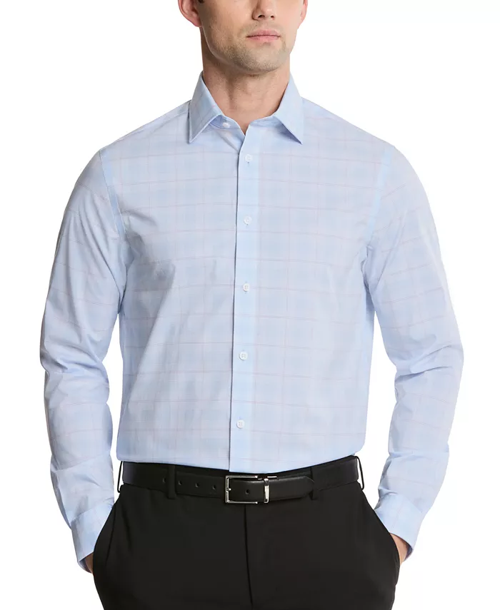 

Мужская классическая рубашка Regular Fit Comfort Stretch Michael Kors, синий