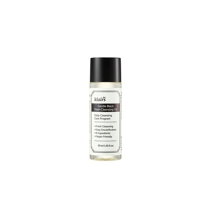 

DearKlairs Gentle Black Fresh Очищающее масло 1,01 жидких унций