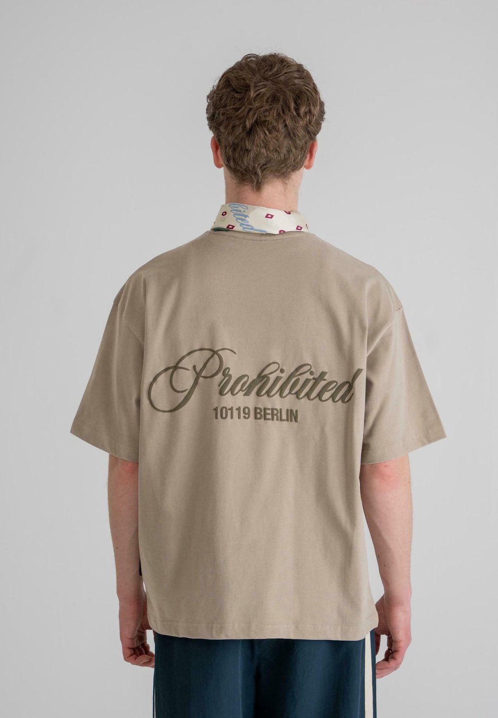 

Футболка с принтом HOMETOWN TEE PROHIBITED, коричневый