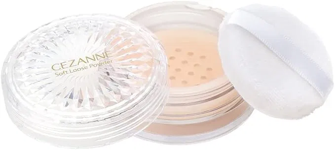 Пудра рассыпчатая матирующая Ceza Nanne Fluffy Finishing Powder, 2 шт., 01 Lucent Beige — фото 4