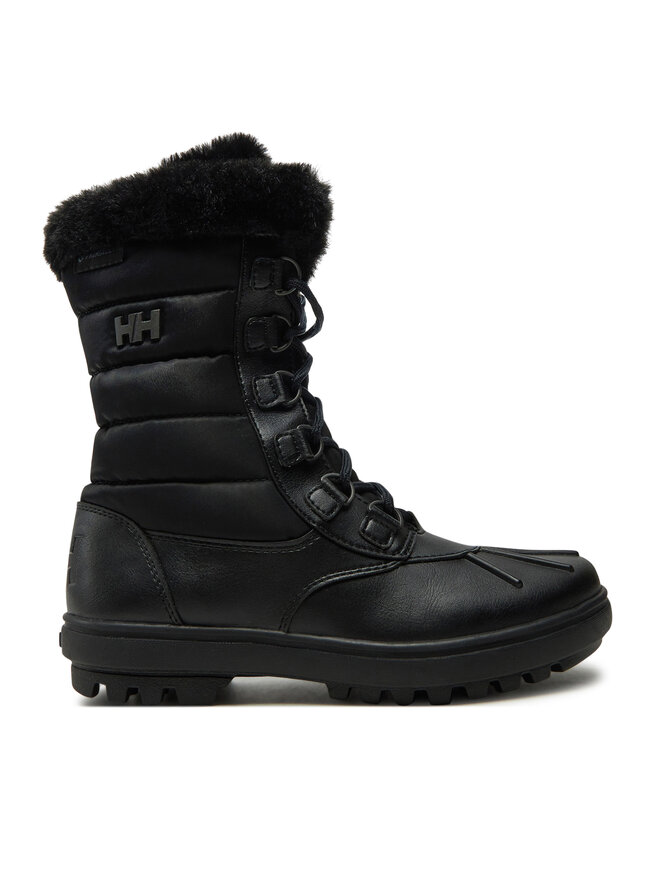 Женские зимние ботинки Helly Hansen Aurora кожаные стеганые, черный