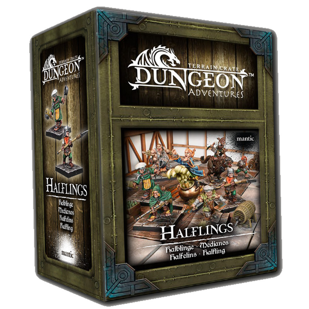 

Аксессуары Mantic Games Terrain Crate: Dungeon Adventures - Halflings