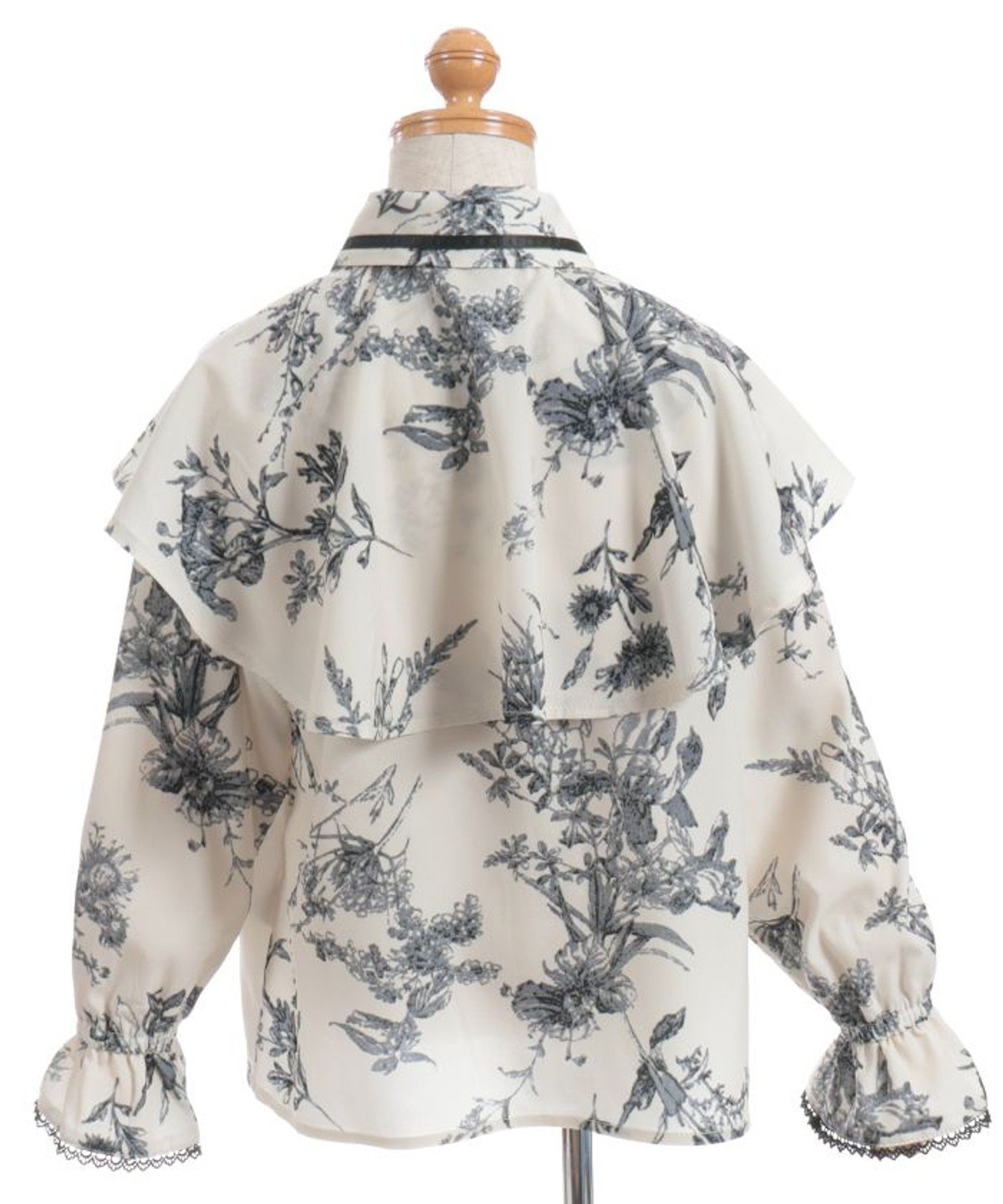 Классическая блузка-накидка Axes femme kids, Off-white — фото 4