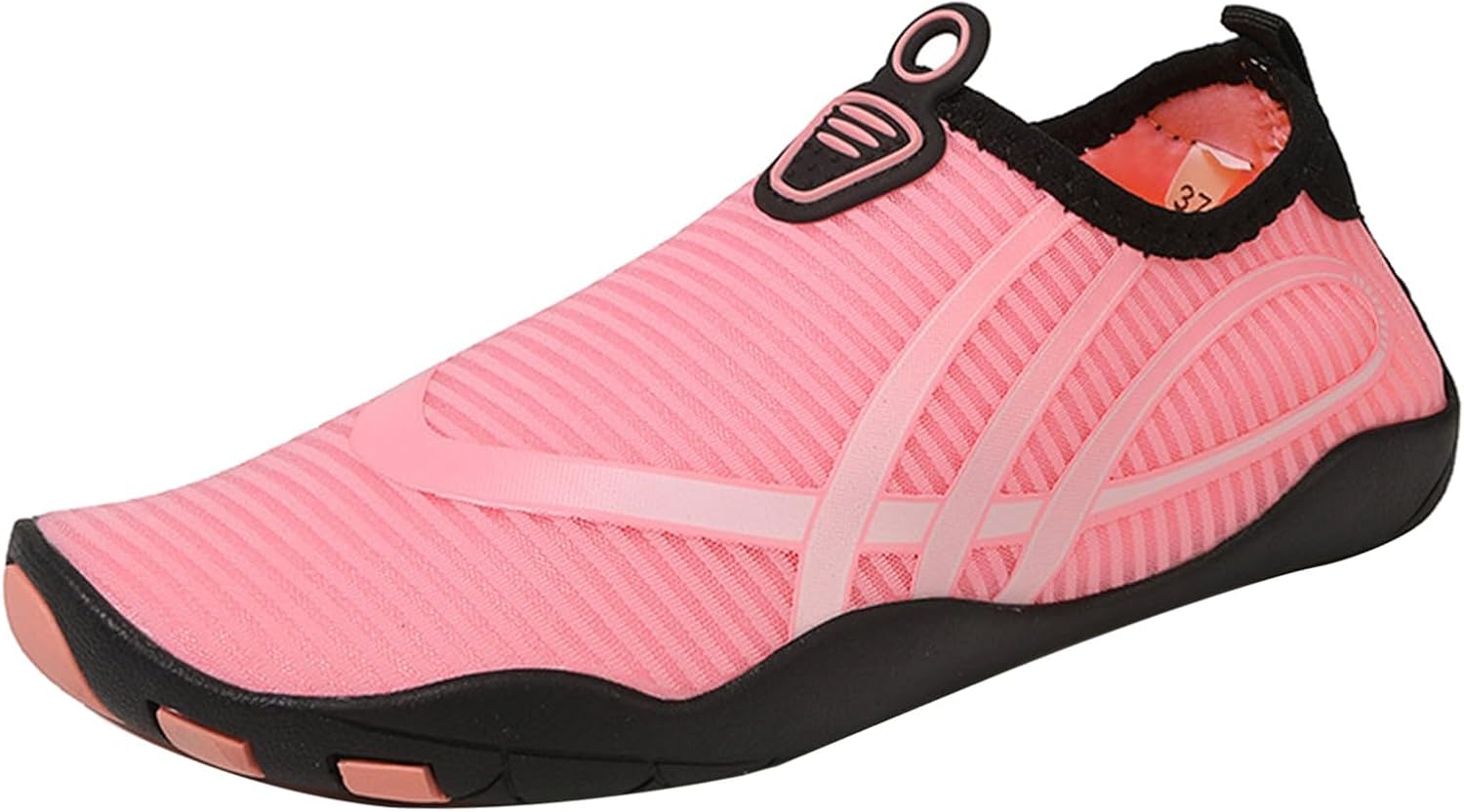 

Обувь для воды для женщин и мужчин, нескользящие аква-носки, удобные кроссовки без шнурков для ходьбы по пляжу, бассейну, йоге, серфингу, дышащие, легкие, для плавания Generic, розовый