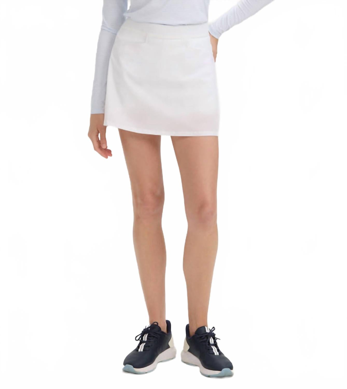 

Renwick Классическая юбка-шорты белого цвета